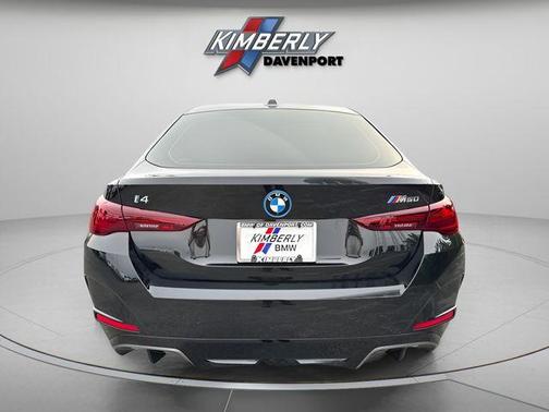 Black Sapphire Metallic 2025 BMW i4 Gran Coupe M50