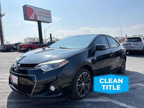 Black Sand Pearl 2016 Toyota Corolla S Plus