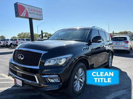 Black Obsidian 2017 INFINITI QX80 Base