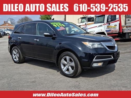 Crystal Black Pearl 2013 Acura MDX 3.7L