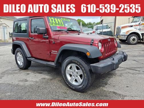 Deep Cherry Red Crystal Pearlcoat 2012 Jeep Wrangler Sport