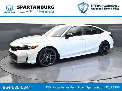 Platinum White Pearl 2025 Honda Civic
