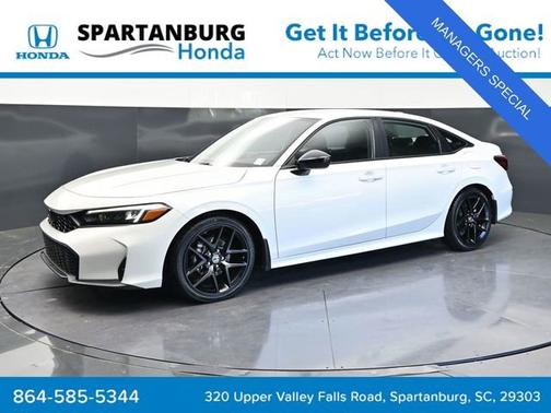 Platinum White Pearl 2025 Honda Civic