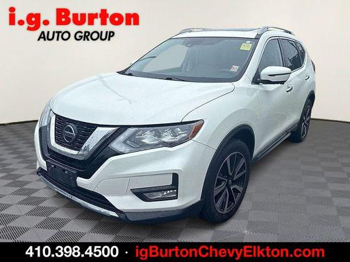 White 2019 Nissan Rogue SL