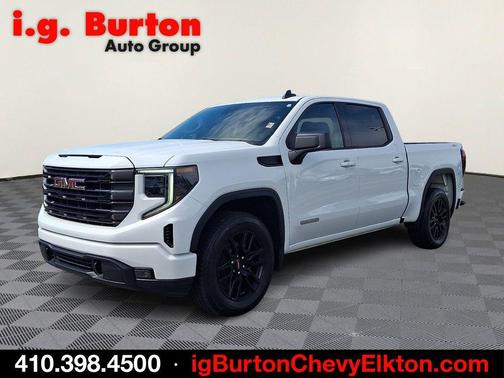 Summit White 2024 GMC Sierra 1500 Elevation