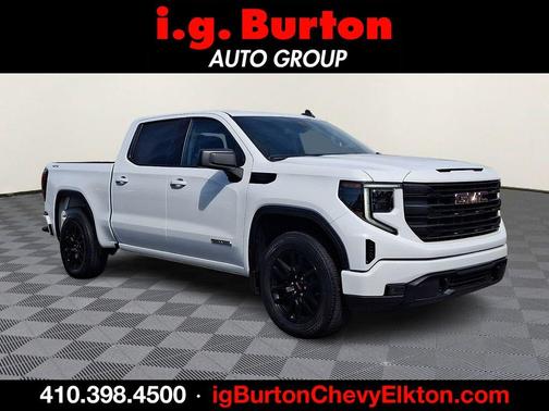 Summit White 2024 GMC Sierra 1500 Elevation