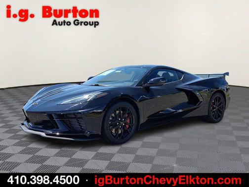 Black 2026 Chevrolet Corvette Stingray w/1LT