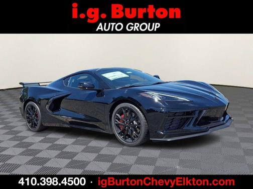 Black 2026 Chevrolet Corvette Stingray w/1LT