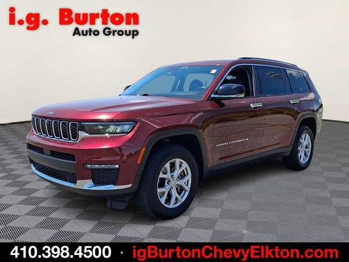 Velvet Red Pearlcoat 2022 Jeep Grand Cherokee L Limited