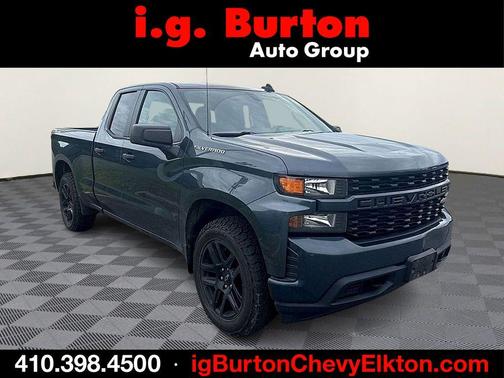 Shadow Gray Metallic 2021 Chevrolet Silverado 1500 Custom