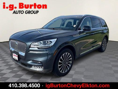 Blue Metallic 2023 Lincoln Aviator Reserve AWD