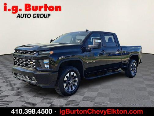 Black 2021 Chevrolet Silverado 2500 Custom