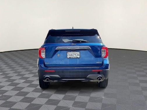 Blue Metallic 2022 Ford Explorer XLT