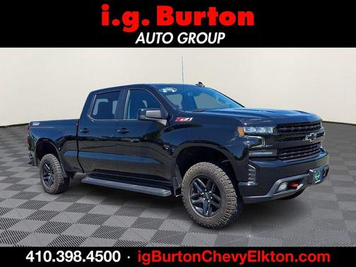 Black 2021 Chevrolet Silverado 1500 LT Trail Boss
