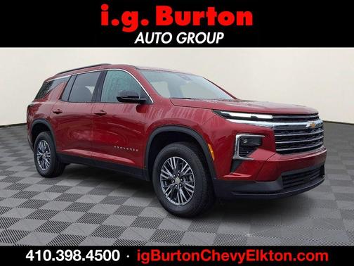 Radiant Red 2026 Chevrolet Traverse LT