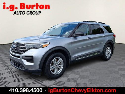 Silver Metallic 2022 Ford Explorer XLT