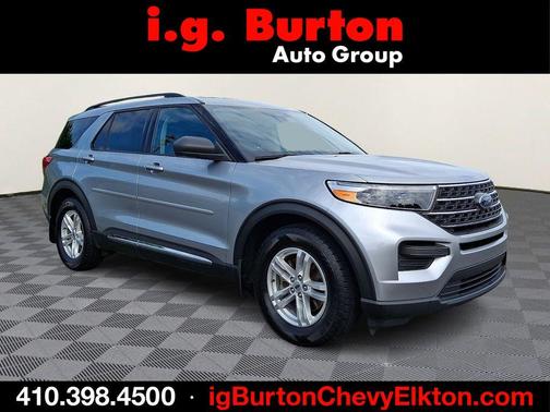 Silver Metallic 2022 Ford Explorer XLT