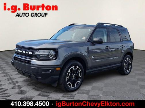 Gray Metallic 2022 Ford Bronco Sport Outer Banks