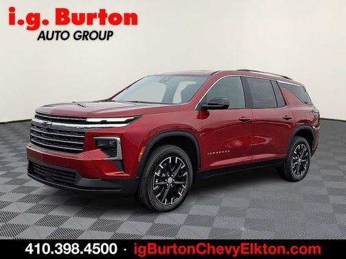 Radiant Red 2026 Chevrolet Traverse LT
