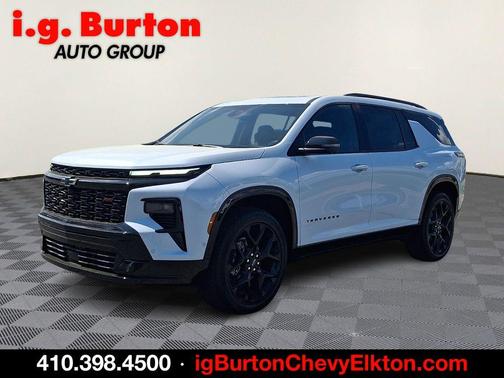 Polar White 2026 Chevrolet Traverse RS