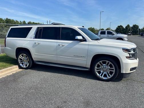 White Diamond Clearcoat 2015 Chevrolet Suburban 1500 LTZ