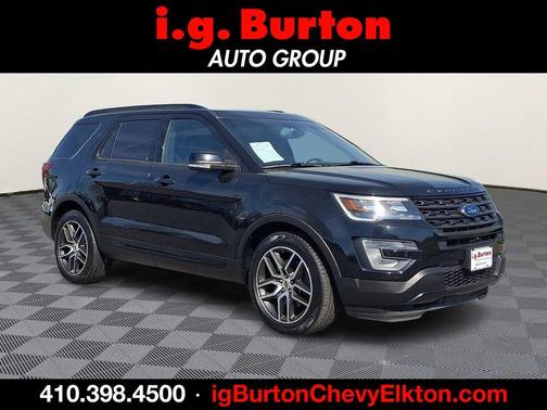 Shadow Black 2017 Ford Explorer sport