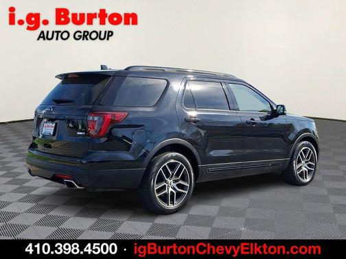 Shadow Black 2017 Ford Explorer sport