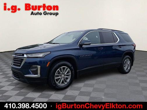 Blue Metallic 2023 Chevrolet Traverse LT Cloth