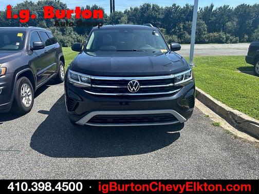 Deep Black Pearl Effect 2022 Volkswagen Atlas 2.0T SEL