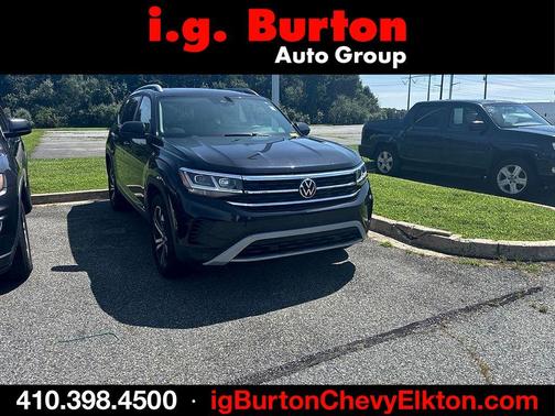 Deep Black Pearl Effect 2022 Volkswagen Atlas 2.0T SEL