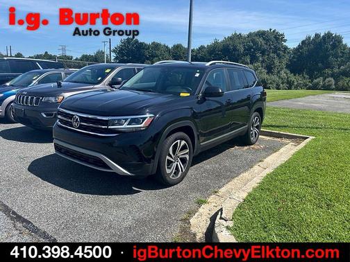 Deep Black Pearl Effect 2022 Volkswagen Atlas 2.0T SEL