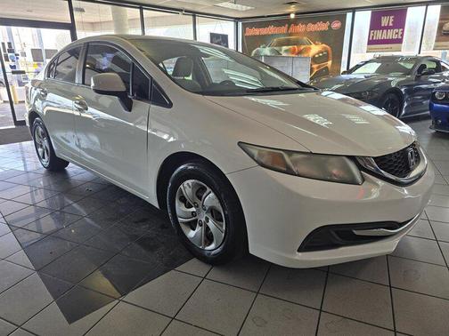 Taffeta White 2013 Honda Civic LX