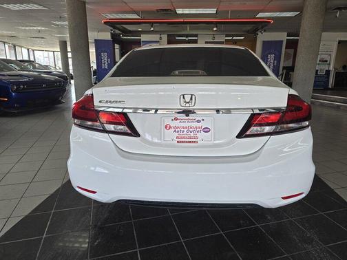Taffeta White 2013 Honda Civic LX