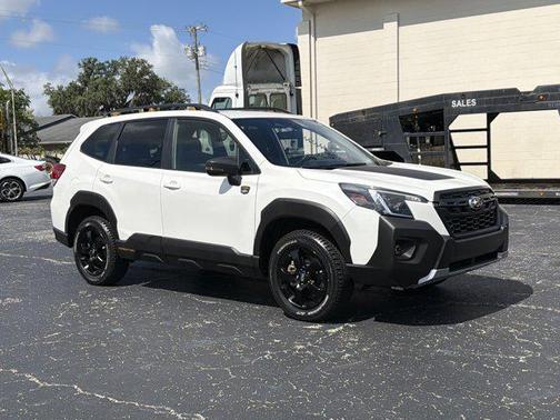 Crystal White Pearl 2024 Subaru Forester Wilderness