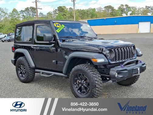 Black Clearcoat 2024 Jeep Wrangler Sport