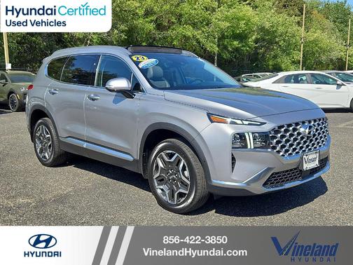 Shimmering Silver Pearl 2023 Hyundai SANTA FE Limited