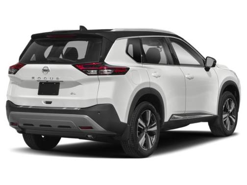 Pearl White Tricoat/Super Black 2023 Nissan Rogue SL