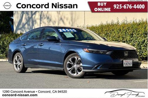 Canyon River Blue Metallic 2024 Honda Accord EX