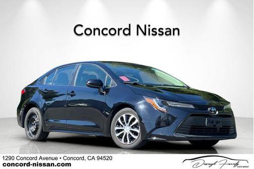 Midnight Black Metallic 2024 Toyota Corolla LE