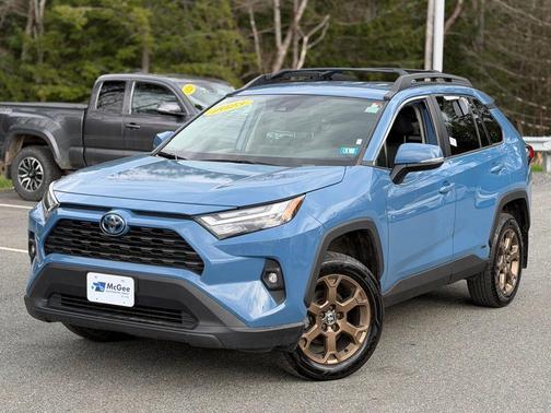 Cavalry Blue 2023 Toyota RAV4 Hybrid Woodland Edition