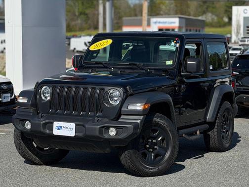 Black Clearcoat 2023 Jeep Wrangler Sport