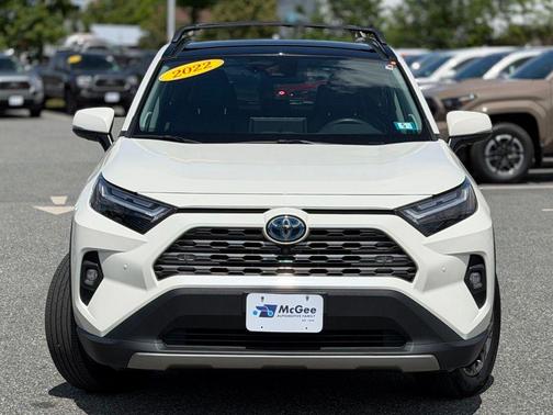 Blizzard Pearl 2022 Toyota RAV4 Hybrid Limited