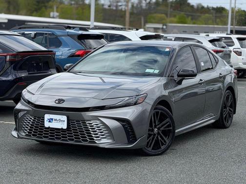 Midnight Black Metallic 2025 Toyota Camry XSE