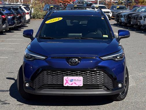 Blue 2024 Toyota Corolla Cross Hybrid XSE