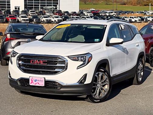 Summit White 2018 GMC Terrain SLT