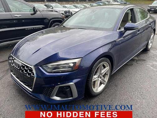Navarra Blue Metallic 2022 Audi A5 Sportback 45 S Line Premium