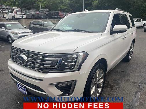 White Platinum Metallic Tri-Coat 2019 Ford Expedition Limited