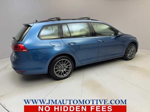 Silk Blue Metallic 2017 Volkswagen Golf SportWagen TSI S