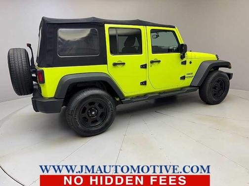 Hypergreen Clearcoat 2016 Jeep Wrangler Unlimited Sport