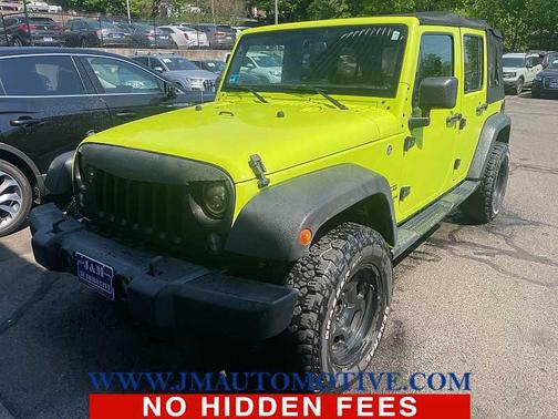 Hypergreen Clearcoat 2016 Jeep Wrangler Unlimited Sport